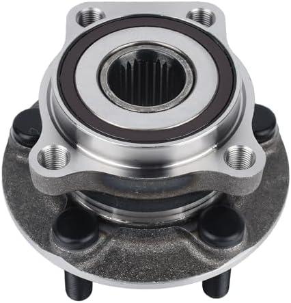KUSATEC 513303 Front Wheel Bearing and Hub Assembly Compatible with 2008-2014 Subaru Forester Impreza 2013-2014 XV Crosstrek 2005-2014 Subaru Outback Legacy, 5 Lug Bolts w/ABS