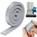 Moldable Silicone Putty, Non Hardening Multi Purpose Duct Seal Compound for Metal, Glass, Wood, Ceramic, Crafts, Heat Resistant and Waterproof, 1.5 ft x 0.32 in(Grey,1 Pack)