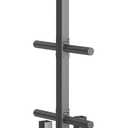 Olympic Weight Plate Rack, 6 Pegs & 2 Barbells for Bumper Plate Storage, Olympic Weight Plate Tree - Heavy Duty Bumper Plate Rack Holds 300 lbs