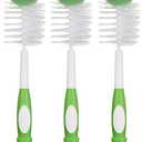 Amazon Brand - Mama Bear Bottle Brush (Pack of 3), White