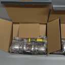 (3Sets) All Keyed Same Entry Door Knob and Single Cylinder Deadbolt Combo Set, Satin Nickel Exterior Door Knobs with Lock and Keys for Entrance and Front Door