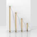 10 Pack Champagne Bronze Cabinet Pulls 10 Inch(254mm) Kitchen Cabinet Handles Solid Zinc Alloy Cabinet Hardware Drawer Pulls
