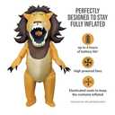 Morph Inflatable Lion Costume for Adults, Funny Blow Up Lion Outfit, Inflatable Animal Costume for Men One Size