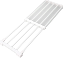 Yunir Closet Hanging Rod with Expandable, Closet Shelf with Hanging Rod Made of Premium PP and Steel Tube, Closet Rod can be Used As a Shoe Rack, for Book Rack, for Rack (50‑80cm /