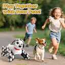 BLF FUN Remote Control Robot Dog Toys 6-8, 8WD Gesture Sensing Rc Stunt Car with Light and Music, Robot Pet Dog Toys for Kid Boys Christmas Birthday Gifts Age 8-12 (White Color)