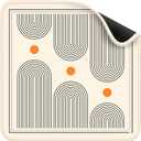 Rolled Shipping Mahjong Mat, 31.5"x31.5", Non-Slip Table Cover with Pockets