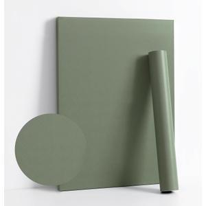 Dimoon 590''x17.7'' Green Peel and Stick Wallpaper Contact Paper Modern Self Adhesive Wall Paper Removable Renter Friendly Textured Solid Color Shelf Cabinet Vinyl Roll (590''x17.7'',Leaf Green)
