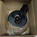 12-Cup Glass Replacement Carafe for Mr. Coffee Model #SK12, SK13, EHX23, JWX31, SJX23, SJX39 (Black, Replaces PLD12-RB)