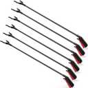 Norme 6 Pcs Grabber Reacher Tool Bulk, 31.5" Long Handle Trash Picker for Elderly Assist, Lightweight Handy Aid Nonslip Claw Grabber for Arm Extension 360 Rotating Pickup Stick Outdoor Cleanup Tool