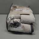 Natural Linen Blend Semi Sheer Curtains 94 Inches Length 2 Panels Set for Nursery Room, Pinch Pleated Light Filtering Ceiling Track System Curtain with Hooks for Bedroom 40 x 94 Inch Length Windows (Birch)