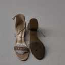 DREAM PAIRS Women's Low-Chunk Low Heel Pump Sandal (7, Gold/Rhinestone)