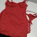 Babydoll Lingerie for Women Sexy Nightgowns Lace Chemise Cute Sleepwear Cami Nightie Modal with Side Slits XL