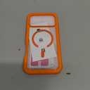 seacosmo for iPhone 17 Pro Max Case, Full Body Bumper with Built-in Tempered Glass Screen and Camera Lens Protector, Compatible with MagSafe, Shockproof 17 Pro Max Phone Case, 6.9", Orange