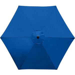 10 Feet Patio Umbrella Replacement Canopy for 6 Ribs, Market Umbrella Top, Yard Table Umbrella Top Cover,Universal Strong and Thick Umbrella Canopy,Canopy Only