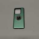 JAME for Motorola Edge 2025 Case, Dual Layer Military Grade Protection Shockproof Cover with Ring Holder Stand Kickstand, Slim Fit Protective Phone Case for Motorola Moto Edge 2025, Alpine Green