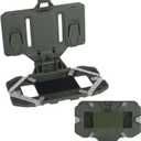 Tactical Plate Carrier Vest Attachments Universal Phone Chest Mount for Screen Size 4.7"-6.7" Molle Foldable Navigation Phone Holder Board (Green)