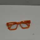 livho Oversized up to 99% Blue Light Blocking Glasses for Woman - Rectangle Fashion Glasses for Computer, Chic Preppy Frame (Brick)