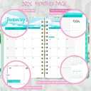 2026 Planner - Planner 2026, 2026 Planner Weekly and Monthly, Jan 2026 - Dec 2026, 8.5" x 6.4", Calendar Planner with Hardcover, Twin - Wire Binding, Monthly Tabs, Elastic Closure, Daily Organizer