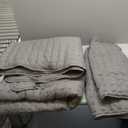 WDCOZY Dark Grey Queen Size Quilt Bedding Sets with Pillow Shams, Deep Lightweight Bedspread Coverlet, Quilted Blanket Thin Comforter Bed Cover, All Season Summer Spring, 3 Pieces, 90x90 inches