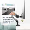 Monitor Arm/Mount VESA Bracket Adapter Compatible with MSI Monitor (MD271UL, MD271ULDE) - 75x75mm 100100mm White