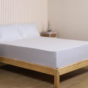 LINENWALAS 100% Percale Cotton Fitted Sheet California King Size, Up to 16 Inches Deep Pocket Snug Bottom Sheet Strong Bedding, Crisp & Cool Cotton Fitted Bed Sheet 72x84 Inches (White, Cal King)