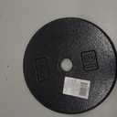 CAP Barbell Cast Iron Standard 1-Inch Weight Plates, Black, 10 Pounds