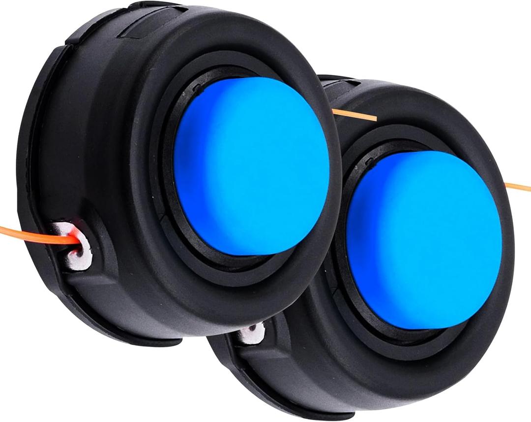 2Pcs T35 String Trimmer Head Prewound with .095-Inch Line,fit for Husqvarna 537388101 123L 128L 224L 223L 225L 232L 323L 323R 324L 322L 322R 325L(X) 326L(X) 343 Weed Eater (Trimmers 100-500 Series)