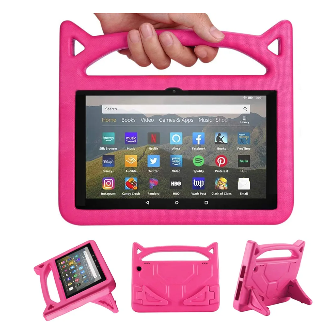 Fire HD 8 Case,Fire HD 8 Tablet Case for Kids,(2024/2022/2020 Release,12th/10th Gen),Lightweight Shockproof Kid-Proof Cover with Stand Kids Case for Fire HD 8 Plus Tablet & Fire HD 8 Kids Pro Tablet.