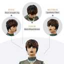 Pixie Cut Short Wig For Black Women Pixie Cut Wig Short Black Layered Wavy Wigs For Women Natural Wavy Short Wig (Black Mixed Brown)