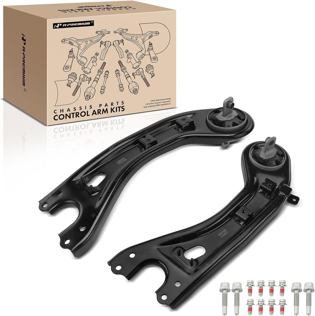 A-Premium 2 x Rear Suspension Trailing Arm Compatible with Kia Sorento 2014-2015 & Hyundai Santa Fe Sport 2013-2014, FWD Only