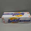 Sunkist Zero Sugar Orange Soda, 12 fl oz cans, 12 pack