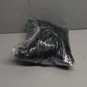 Girls Black Princess Costume Dress Up Costume Halloween Cosplay Party Outfit for Kids Girls with Wig Belts Socks Golves Size 11-12 (Classic Black Material)