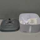 Veken Innovation Award Winner 95oz/2.8L Pet Fountain, Automatic Cat Water Fountain Dog Water Dispenser with Replacement Filters, Gifts for Cats, Dogs, Multiple Pets (Grey, Plastic)