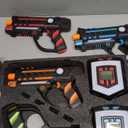 Squad Hero Rechargeable Laser Tag 360 Sensors + LCDs - Set of 4 - Easter Gift Ideas for Kids Teens and Adults Boys & Girls Family Fun - Cool Teenage Lazer Group Activity, Teen Gifts Ages 8+ Year Old