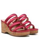 Sam Edelman Women's Yuki Wedge Sandal Ultra Fuchsia 8 Medium