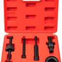 Pulley Puller Installer Kit, Power Steering Pump Pulley Removal Tool for Multi-Vehicle, Fits F/or/d, G/M, V/W and Ch/RYS/ler, Works with Steering Wheel Puller Kit for Power Steering Tasks