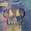 Magical Shirt for Women Magic Kingdom T Shirt Family Vacation Tee Princess Castle Casual Short Sleeve Tops Tie-dye-001, XX-Large