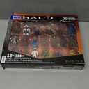 MEGA HALO Action Figures Building Toys Set, Character Pack with 339 Pieces, Poseable Articulation, 2 Inches Tall, Kids or Adult Collectible