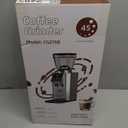 Burr Coffee Bean Grinder for Home Use with 45 Precise Grinding Settings, Espresso Grinder with Height Adjustable Funnel Stand, LED Touch Panel, Anti-static Design, Micro Switch User Friendly