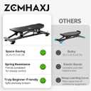 ZCMHAXJ Balance Board for Adults, Ski Machine Exercise Equipment with Resistance Bands, Rock Stepper Featuring LCD Monitor, Portable Wobble Board or Full Body Workout at Home Gym