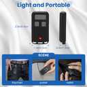 2 for Liftmaster Chamberlain Craftsman Garage Door Opener Remote 890Max 893MAX 893LM 371LM 373LM G953EV-P2, Key Chain Garage Door Opener Remote for Purple Red Yellow Orange Green Learn Buttons