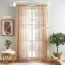 Curtain Rods No Drilling for Windows 32 to 58 Inch, 5/8 Inch Diameter No Drill Drapery Rod Set with Adhesive Brackets and Twiested Cage Finals, Bedroom Apartment Renter Friendly, white