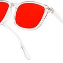 Okany Blue Light Blocking Glasses for Gaming & Sleep – Dual Lens Amber Day & Red Night Glasses, Block 99% Blue Light