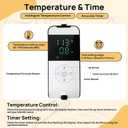Sourdough Warming Mat Bread Proofer Heating Pad with Temperature & Timer Control Waterproof Dough Proofing Mat Warmer for Bread Dough Proofing Yogurt Fermentation