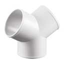 ABS Duct Connector, Duct Splitter for Exhaust Fan Dryer Vent Hose, Y Shape Fit for 8 inch Hose(Dia:195mm)