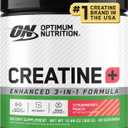 Optimum Nutrition Creatine Monohydrate Plus Powder, Strawberry Peach Flavored Creatine Performance Blend, with Electrolytes for Hydration, Added Vitamins, 40 Servings, 360 Grams (Packaging May Vary) (EXP 05/04/26)