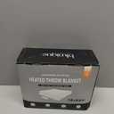 Heated Blanket Throw Electric Blanket  Fast Heating Blanket with 10 Heat Settings & 10 Hours Auto Off, Cozy Soft Fleece Sherpa, Washable, Warm Gifts for Grandma (Throw 50" x 60", 13 - Zebra)