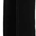 VOZTOLLS Knee High Boots Suede Square Toe Tall Boots for Women Wide Calf Kitten Heel Long Booties Trendy Dress Fall Winter Shoes Black Size 8.5