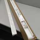 LEVOLOR Basics 2 Faux Wood Horizontal Blinds for Indoor Windows, 34 W x 72 H, Cordless Light Filtering Window Shade, White