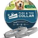 Dog Flea Collar, Flea Collars for Dogs, Natural Flea Tick Collar, 8 Months Protection, Adjustable Size, 2P